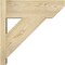 Ekena Millwork Traditional Slat Rough Sawn Outlooker, Douglas Fir, 8"W x 22"D x 22"H OUT08X22X22TRA06RDF - alternate 3